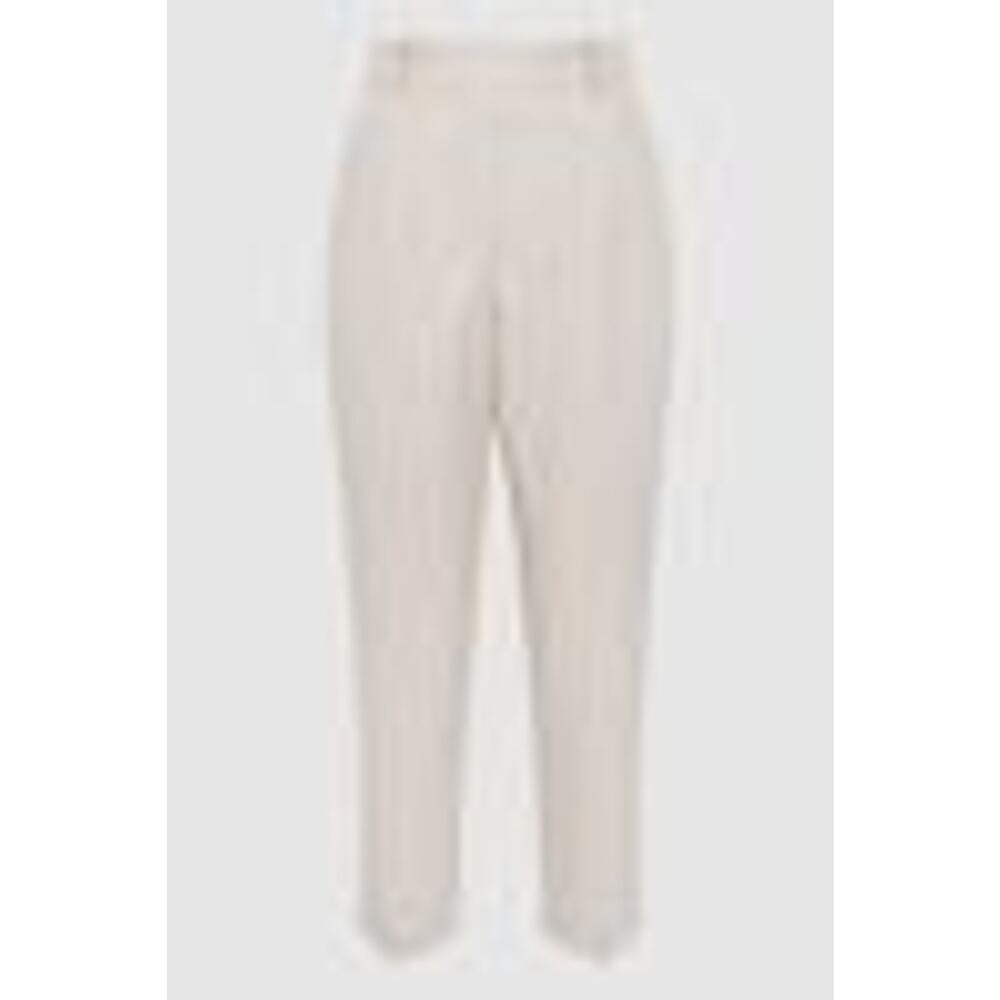 Reiss Pleated Elastic Waist Trousers Size 4L